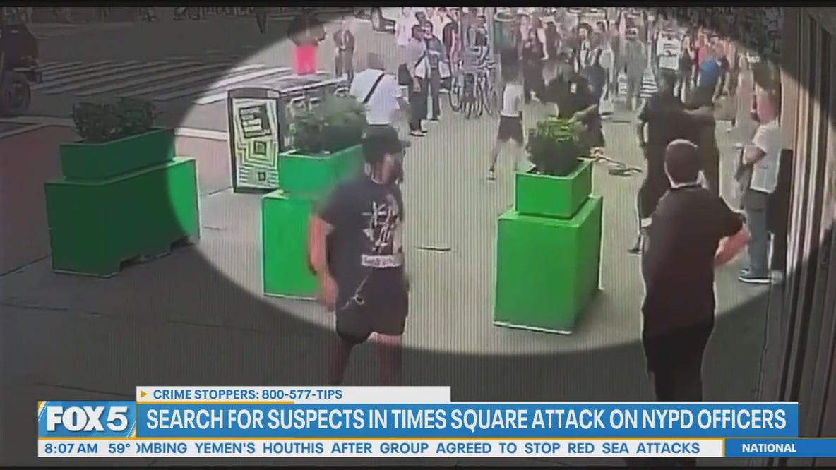 Police search for three more suspects in Times Square attack